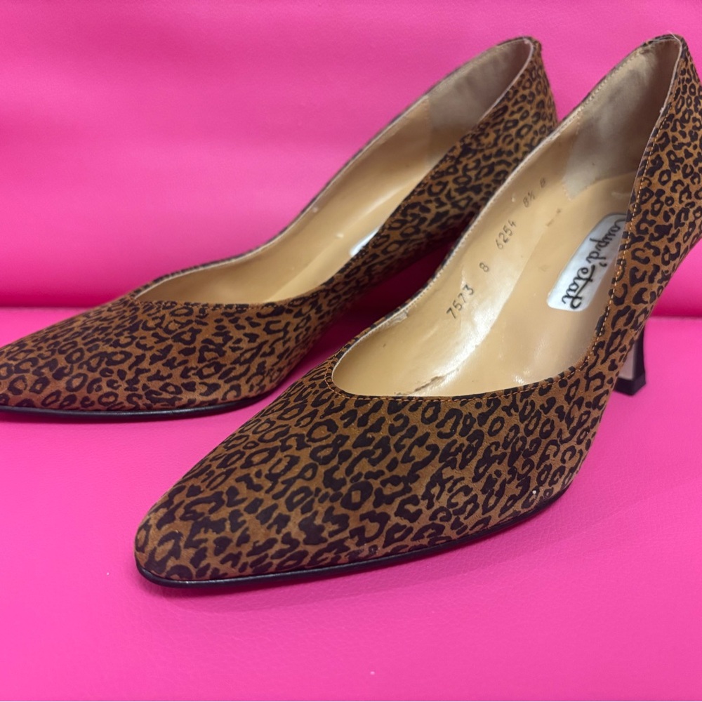 Vintage Leopard Print Coupd’etat Women's Heels